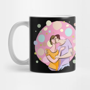 Lovers Kissing Mug